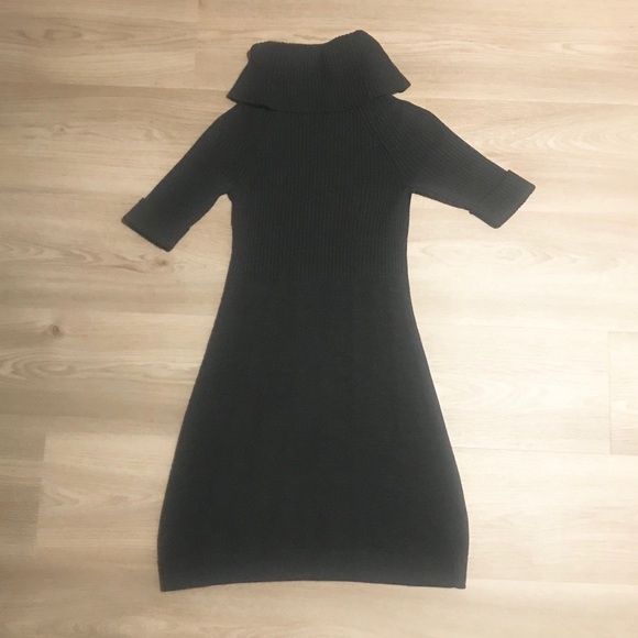 Loft cowl neck A line sweater knit dress - Picture 3 of 6